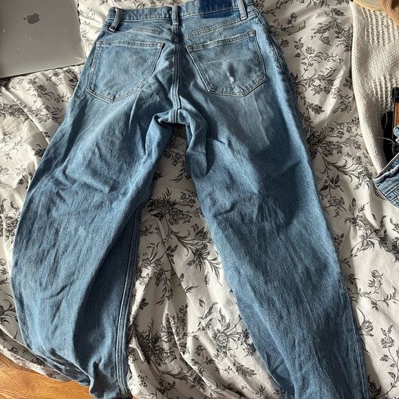 Abercrombie 90s straight high rise distressed jeans - Picture 3 of 4